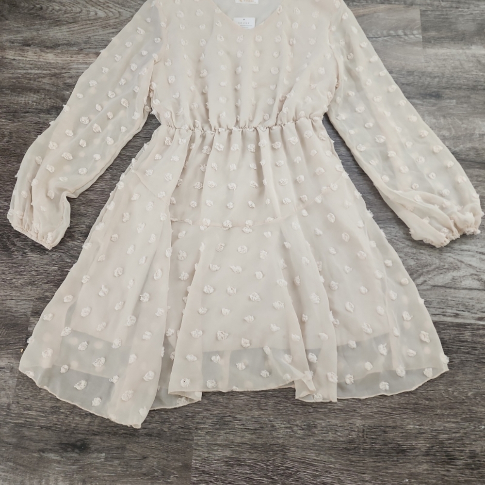 Elegant Cream Dress NEW